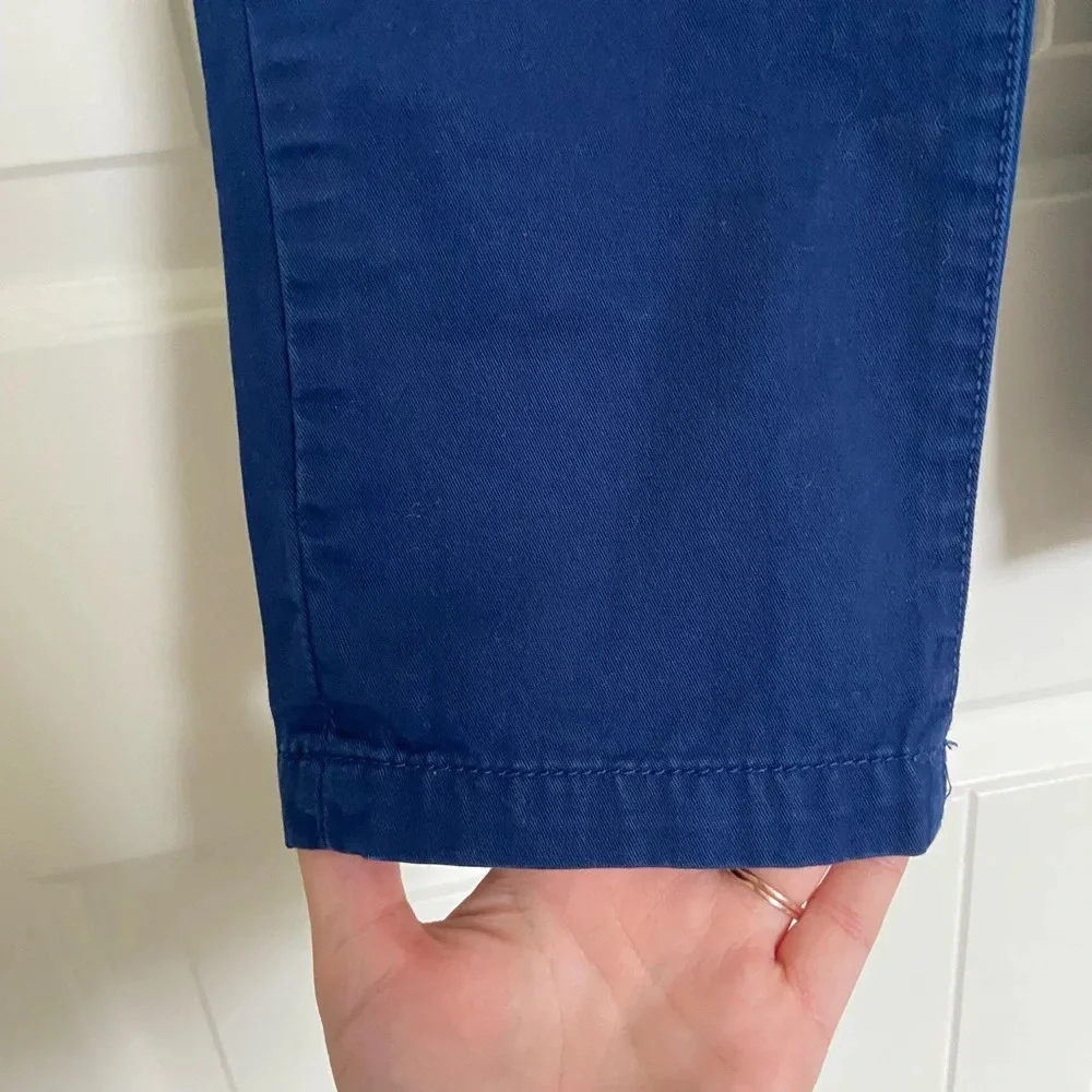 Carter’s boy’s navy blue straight cut khaki pants with‎ adjusters — size 8